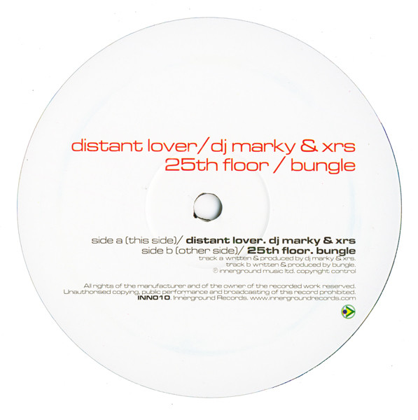 DJ Marky & XRS / Bungle - Distant Lover / 25th Floor | Innerground Records (INN010) - 3