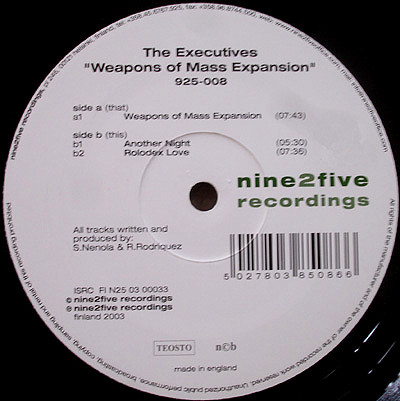 The Executives - Weapons Of Mass Expansion | Nine2Five Recordings (925-008)