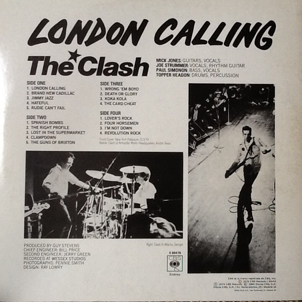 The Clash - London Calling | CBS (CBS 88478) - 2