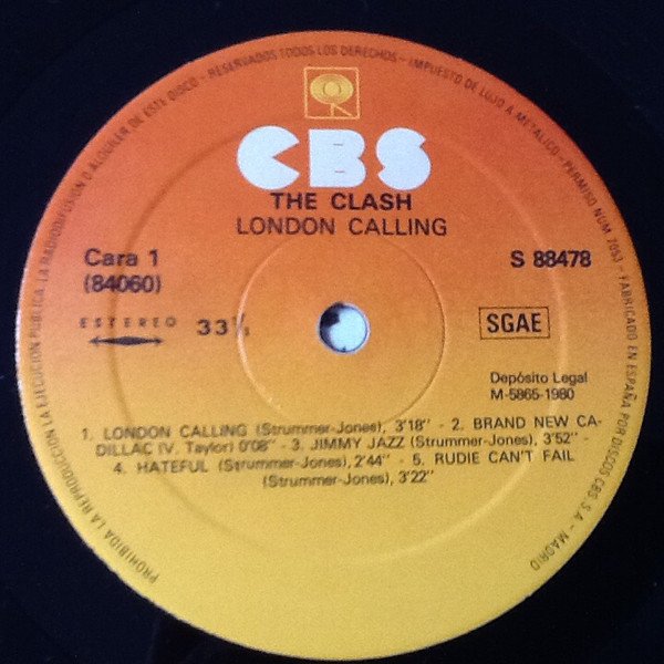 The Clash - London Calling | CBS (CBS 88478) - 3