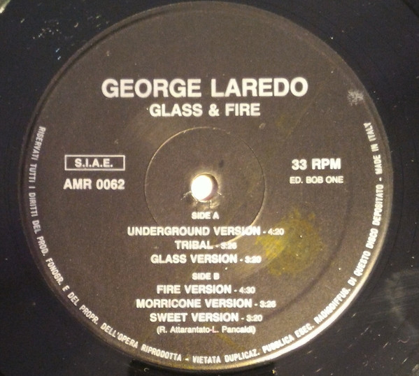 George Laredo - Glass & Fire | American Records (AMR 0062) - 2