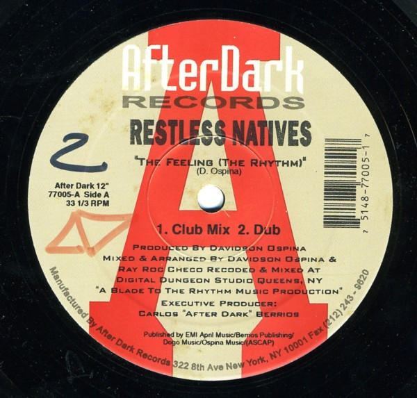Restless Natives - The Feeling (The Rhythm) | After Dark Records (AD-77005) - 3 Restless Natives - The Feeling (The Rhythm) | After Dark Records (AD-77005) - 3