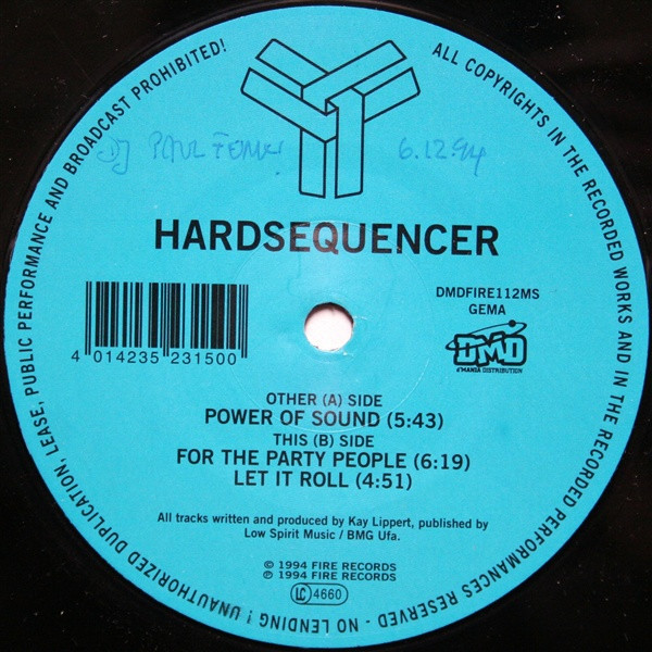 Hardsequencer - Power Of Sound | Fire Recordings (DMDFIRE112MS)