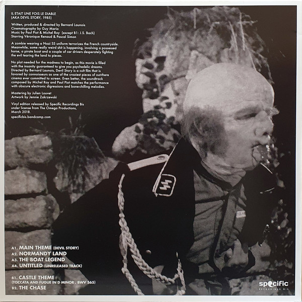 Paul Piot , Michel Roy - Il Était Une Fois Le Diable (Original Motion Picture Soundtrack) | Specific Bis (SPCFCBIS003) - 2