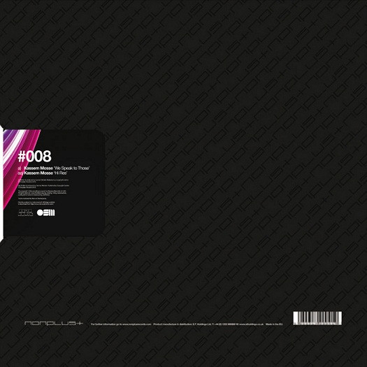 Kassem Mosse - We Speak To Those / Hi Res | Nonplus Records (#008) Kassem Mosse - We Speak To Those / Hi Res | Nonplus Records (#008)