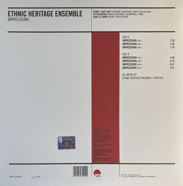 Ethnic Heritage Ensemble - Impressions | Red Record (RR 123156-1) - 3