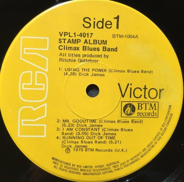 Climax Blues Band - Stamp Album | RCA (VPL1-4017-G) - 3