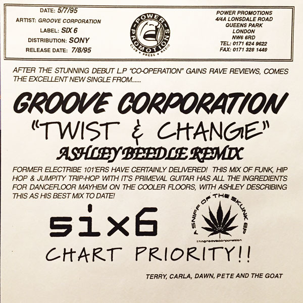 Groove Corporation - Twist And Change | Six6 (TWIST 1) - 4