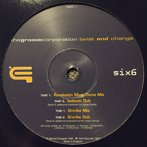 Groove Corporation - Twist And Change | Six6 (TWIST 1) - 2