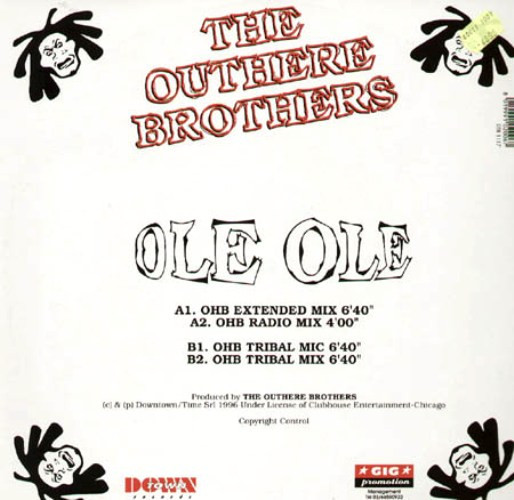 The Outhere Brothers - Ole Ole | Downtown (DTR 1117) - 2