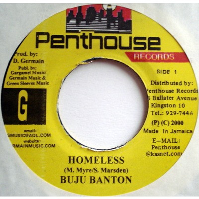 Buju Banton - Homeless | Penthouse Records (none)
