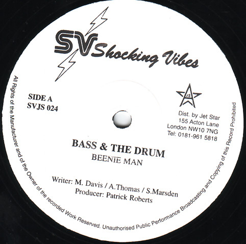 Beenie Man / Devonte / Snagga Puss - Bass & The Drum / Only You / The Hoop | Shocking Vibes (SVJS 024)
