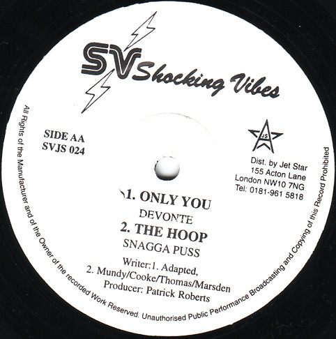 Beenie Man / Devonte / Snagga Puss - Bass & The Drum / Only You / The Hoop | Shocking Vibes (SVJS 024) - 2 Beenie Man / Devonte / Snagga Puss - Bass & The Drum / Only You / The Hoop | Shocking Vibes (SVJS 024) - 2