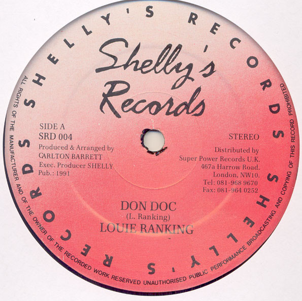 Louie Rankin - Don Doc | Shelly's Records (SRD 004)