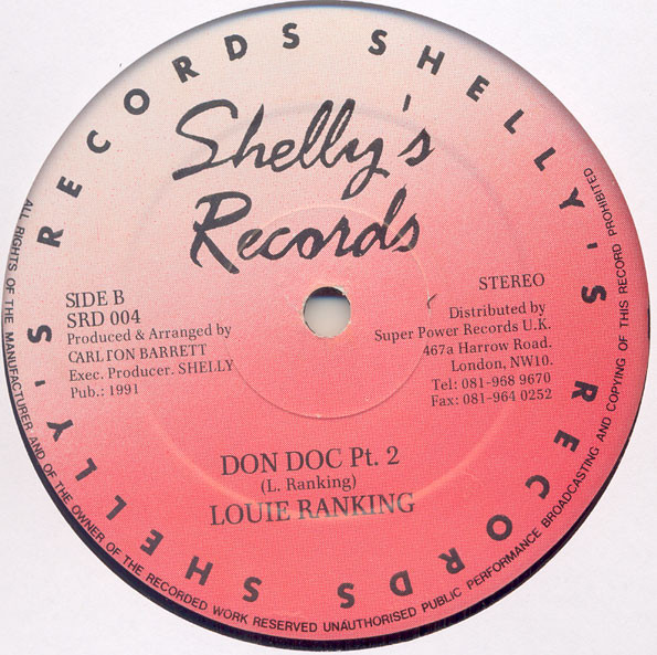Louie Rankin - Don Doc | Shelly's Records (SRD 004) - 2