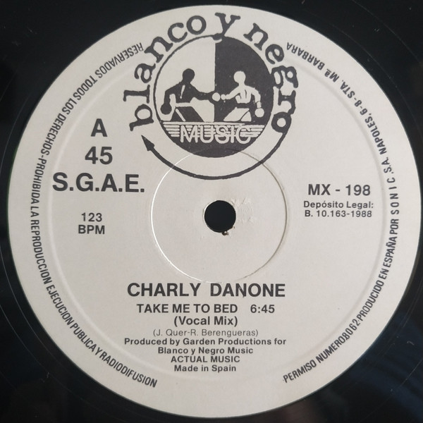 Charly Danone - Take Me To Bed | Blanco Y Negro (MX 198) - 3