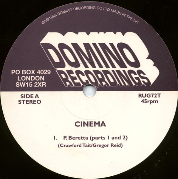 Cinema Recorded Music Library - P. Beretta (Parts 1 & 2) / Astro | Domino (RUG 72T) - 2 Cinema Recorded Music Library - P. Beretta (Parts 1 & 2) / Astro | Domino (RUG 72T) - 2