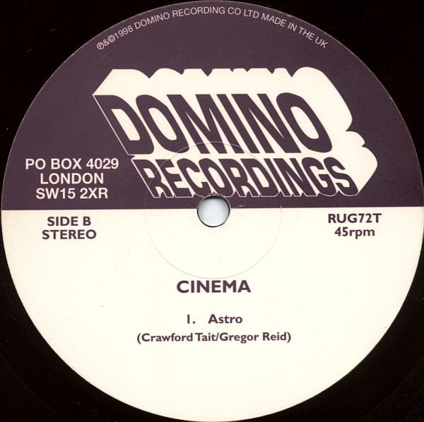 Cinema Recorded Music Library - P. Beretta (Parts 1 & 2) / Astro | Domino (RUG 72T) - 3 Cinema Recorded Music Library - P. Beretta (Parts 1 & 2) / Astro | Domino (RUG 72T) - 3