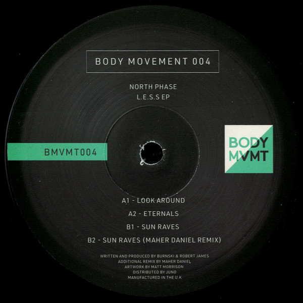 North Phase - L.E.S.S EP | Body Movement (BMVMT004) - main