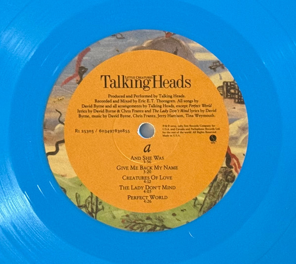 Talking Heads - Little Creatures | Sire (R1 25305) - 3 Talking Heads - Little Creatures | Sire (R1 25305) - 3