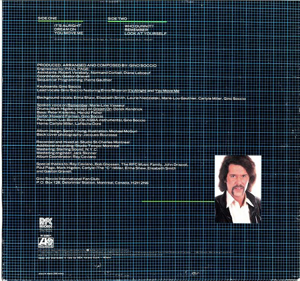 Gino Soccio - Face To Face | Atlantic (W 50891) - 2