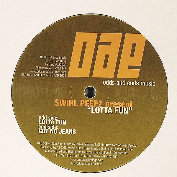 Swirl Peepz - Lotta Fun | Odds & Ends Music (OAE009)