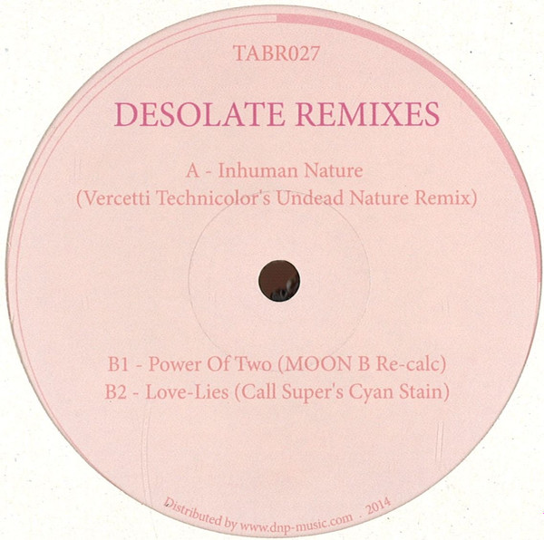 John Heckle - Desolate Remixes | Tabernacle Records (TABR027)