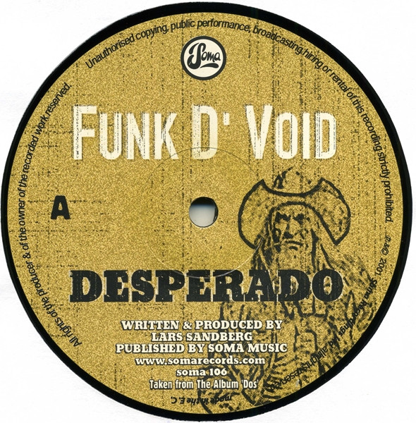 Funk D'Void - Desperado | Soma Quality Recordings (SOMA 106) - main