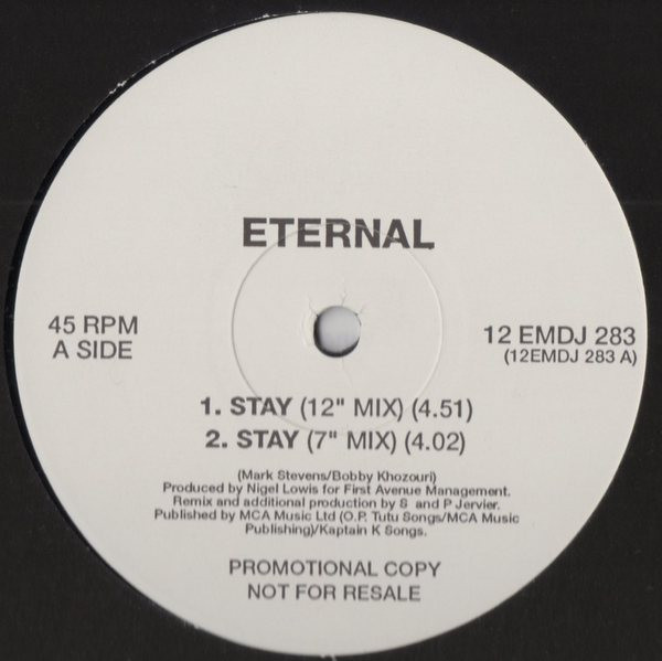 Eternal - Stay | Not On Label (12EMDJ 283) - main